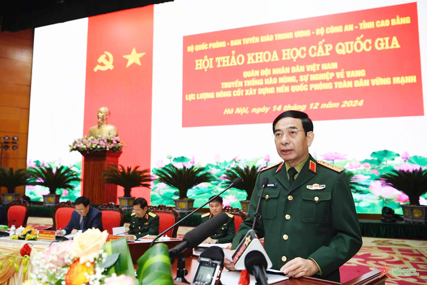 Phát biểu của Đại tướng Phan Văn Giang tại Hội thảo khoa học cấp quốc gia kỷ niệm 80 năm Ngày thành lập Quân đội nhân dân Việt Nam